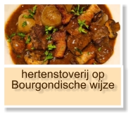 hertenstoverij op Bourgondische wijze