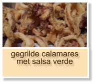 gegrilde calamares met salsa verde