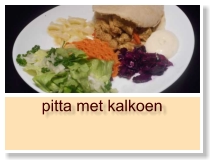 pitta met kalkoen