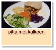 pitta met kalkoen