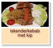 iskenderkebab met kip