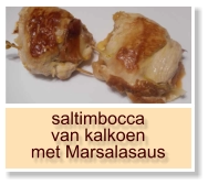 saltimbocca van kalkoen met Marsalasaus