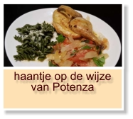 haantje op de wijze van Potenza