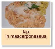 kip in mascarponesaus