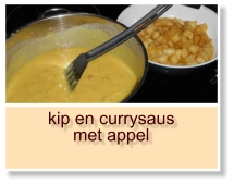 kip en currysausmet appel 