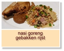 nasi gorenggebakken rijst