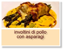 involtini di pollo con asparagi