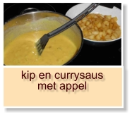 kip en currysausmet appel 