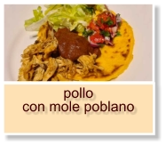 pollo  con mole poblano