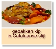 gebakken kip in Catalaanse stijl