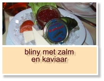 bliny met zalm en kaviaar