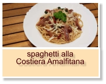 spaghetti alla Costiera Amalfitana