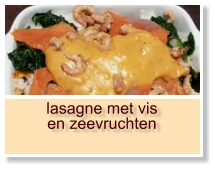 lasagne met vis en zeevruchten