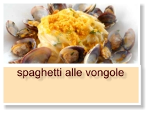 spaghetti alle vongole