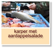 karper met aardappelsalade