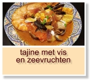 tajine met vis en zeevruchten