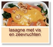 lasagne met vis en zeevruchten