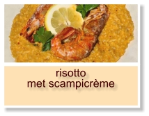 risotto met scampicrème