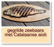 gegrilde zeebaars met Catalaanse aioli