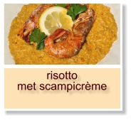 risotto met scampicrème