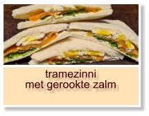 tramezinni met gerookte zalm