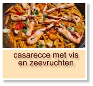 casarecce met vis en zeevruchten