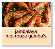 jambalaya met reuze gamba's