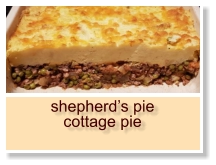 shepherd’s pie cottage pie