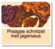 Praagse schnitzelmet jagersaus