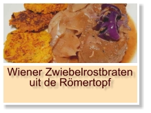 Wiener Zwiebelrostbraten uit de Römertopf