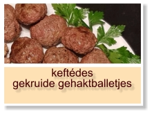 keftédesgekruide gehaktballetjes