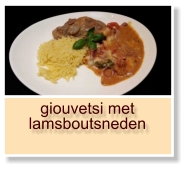 giouvetsi met lamsboutsneden