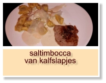 saltimbocca van kalfslapjes