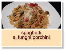 spaghetti ai funghi porchini