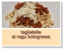 tagliatelle al ragu bolognese