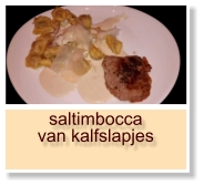 saltimbocca van kalfslapjes