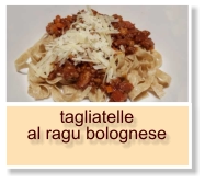 tagliatelle al ragu bolognese