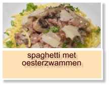 spaghetti met oesterzwammen