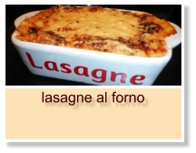 lasagne al forno