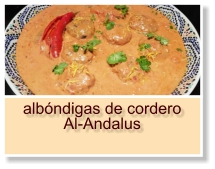 albóndigas de cordero Al-Andalus