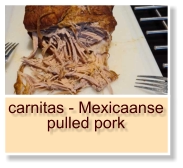 carnitas - Mexicaanse pulled pork