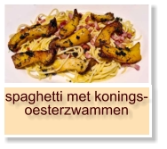 spaghetti met konings-oesterzwammen