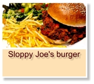 Sloppy Joe's burger