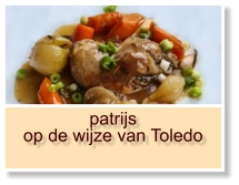 patrijs op de wijze van Toledo