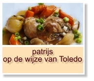 patrijs op de wijze van Toledo