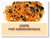 pasta met saliebotersaus