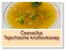 Česnečka Tsjechische knoflooksoep