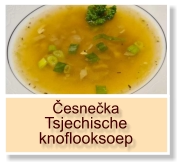 Česnečka Tsjechische knoflooksoep