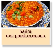 harira met parelcouscous