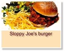 Sloppy Joe's burger